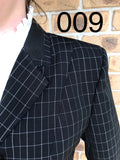 Clearance Black & White Check Show Hunter Jacket Adults (009)
