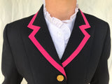 Leading Rein Or Led Outfit Navy & Hot Pink (Skirt & Jacket Set) Adults (157)
