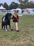 Navy Open or Dressage Jacket With Pale Blue Trim Childs (044)