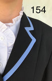 Leading Rein Or Led Outfit  Navy & Pale Blue Trim (Skirt & Jacket Set) Adults (154)