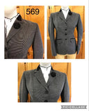 Grey (Dark)  Show Hunter Jacket With (569) Black Trims