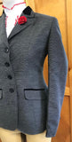 Grey (Dark)  Show Hunter Jacket With (569) Black Trims
