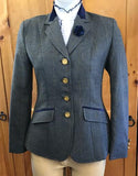 Beige, Navy & Very Faint Red Check (576) Show Hunter Jacket Adults Size 8 Only