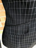Clearance Black & White Check Show Hunter Jacket Adults (009)