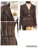 Clearance Brown & Cream Stunning Show Hunter Jacket Adults Sizes: 8 ONLY (188)