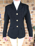 Clearance Black & White Check Show Hunter Jacket Adults (009)