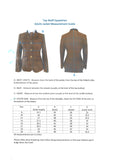 Navy & Faint Red Check (592) Show Hunter Jacket Adults Size 8 ONLY