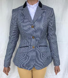 Navy & White Houndstooth Show Hunter Jacket Adults (524)
