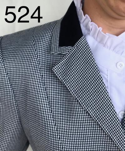 Navy & White Houndstooth Show Hunter Jacket Adults (524)