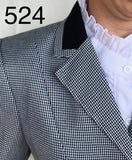 Navy & White Houndstooth Show Hunter Jacket Adults (524)