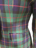 Navy, Green, Black, Red & Yellow Check Show Hunter Jacket Adults (183)