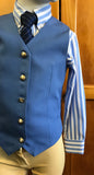 Starter Set Sky Blue Waistcoat, Shirt & Tie Set Childs (215)