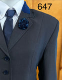 Slate Olive Show Hunter Jacket with Navy Trims Adults (647)