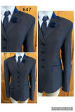 Slate Olive Show Hunter Jacket with Navy Trims Adults (647)