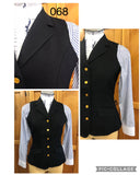 Hrcav Navy Longline Vests (068) With No Trims On The Collar Just Plain Navy ADULTS SIZE 8