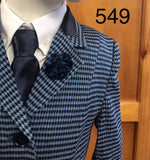 Navy and Light Blue with Navy Trim Childs Show Hunter Jacket (549)