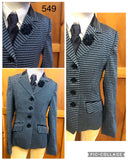 Navy and Light Blue with Navy Trim Childs Show Hunter Jacket (549)