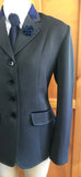 Dark Olive with Navy Trim Adults Open Jacket (638)
