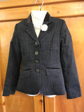 Dark Grey, Light Grey and White Faint with Brown Trims Childs Show Hunter (600)