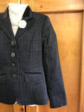 Dark Grey, Light Grey and White Faint with Brown Trims Childs Show Hunter (600)