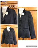 Dark Grey, Light Grey and White Faint with Brown Trims Childs Show Hunter (600)