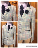 Pale Pink, Blue & Yellow Childs Show Hunter Jacket (602)