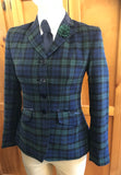 Navy Blue, Green & Black Navy Velvet Trims (632) Adults Show Hunter Jacket