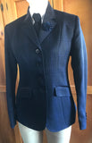 Navy, Ink Navy & Fine Black Check Adults Show Hunter Jacket (635)