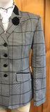 Grey & Black with Black Trim Adults Show Hunter Jacket (638)