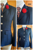 Navy Check (550) Show Hunter Or Open WOW Factor Jacket  (Adults)