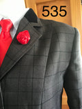 Brown & Darker Brown Check (535) Adults Show Hunter Jacket
