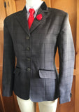Brown & Darker Brown Check (535) Adults Show Hunter Jacket