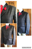 Brown & Darker Brown Check (535) Adults Show Hunter Jacket
