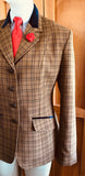 Mustard & Brown With Navy Trims (539) Adults Show Hunter Jacket
