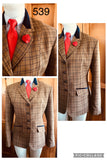 Mustard & Brown With Navy Trims (539) Adults Show Hunter Jacket