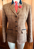 Mustard & Brown With Navy Trims (539) Adults Show Hunter Jacket
