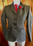 Olive Two Toned Check (541) Adults Show Hunter Jacket