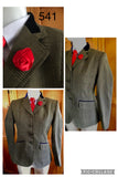 Olive Two Toned Check (541) Adults Show Hunter Jacket