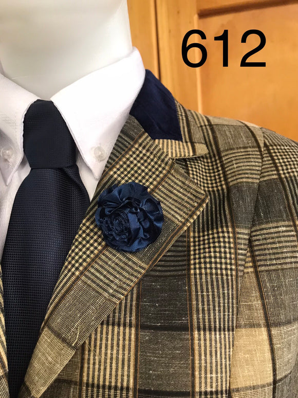 Beige, Brown and Cream Check (612) Adults Show Hunter Jacket