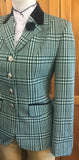 Green & White Check Lightweight  (588) Stunning New Hunter Jacket