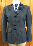 Grey And Darker Grey Check (618) Adults Show Hunter Jacket