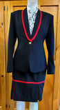Leading Rein/ Led Class Stunning Navy & Red Adults Size 12 Jacket (495)