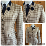 Caramel and Cream Adults Show Hunter Jacket (560)