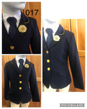 Clearance Navy Jacket With Gold Trims (017) Childs Size 6 ONLY