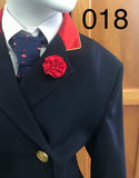 Clearance Navy With Red Velvet & Gold Trims Double Breasted Cutaway (018) Childs Size 14 ONLY