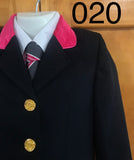 Clearance Navy Jacket With Hot Pink Trims & Collar (020) Childs Size 4 ONLY