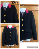 Clearance Navy Jacket With Hot Pink Trims & Collar (020) Childs Size 4 ONLY