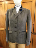 Beige & Light Grey Self Stripe Adults (572) Show Hunter Jacket