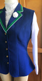 HRCAV Royal Blue with Thick Green & Thin White Collar 383