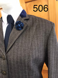 Brown with a Faint Cream Check (506) Adults Show Hunter Jacket